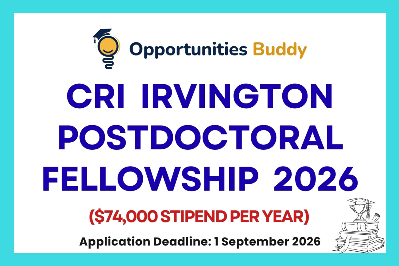 CRI Irvington Postdoctoral Fellowship 2026