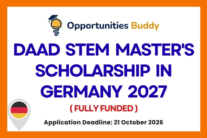 DAAD STEM Master’s Scholarship in Germany 2027: Fully Funded for Developing Countries