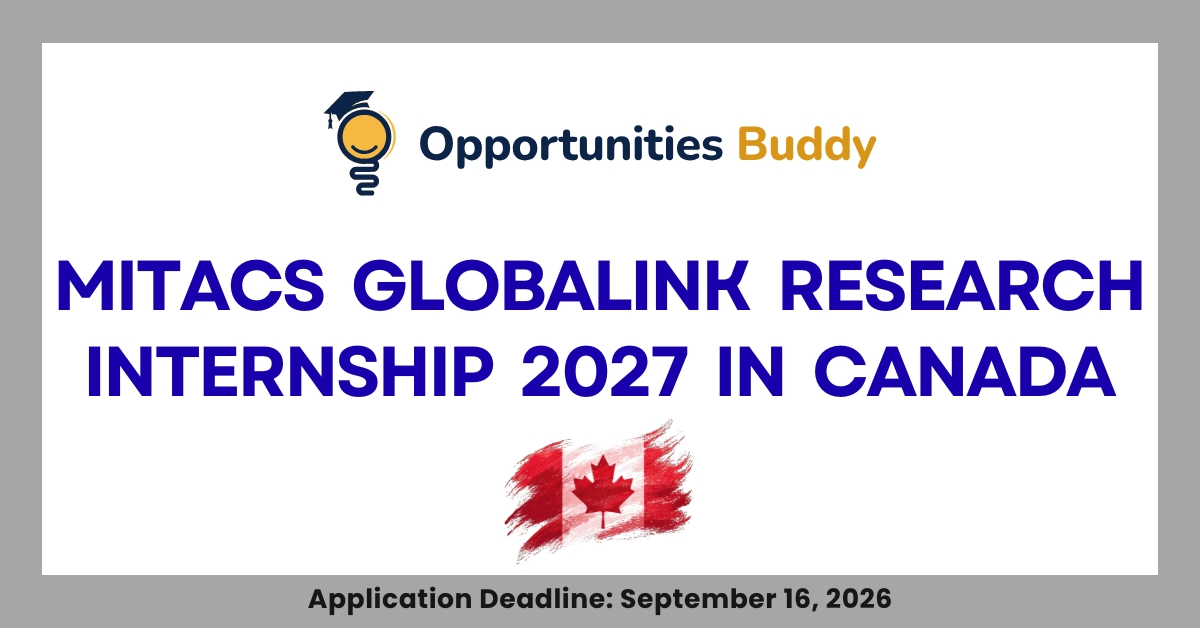 Mitacs Globalink Research Internship 2027 in Canada