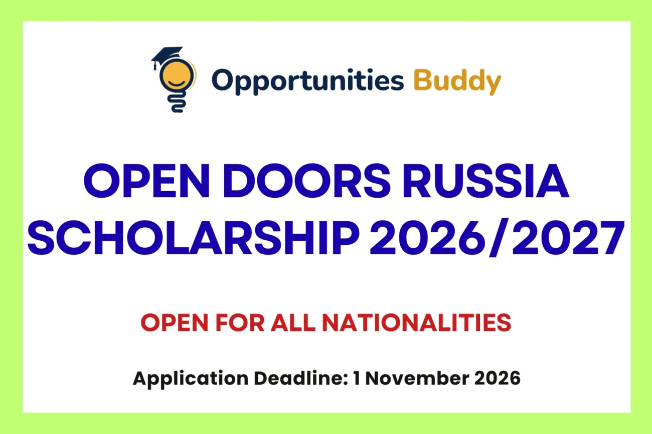 Open Doors Russia Scholarship 2026/2027