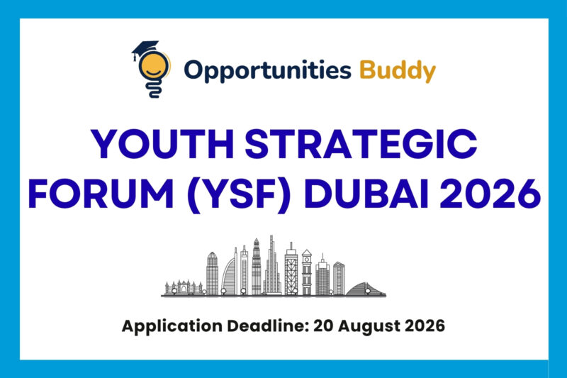 Youth Strategic Forum (YSF) Dubai 2026