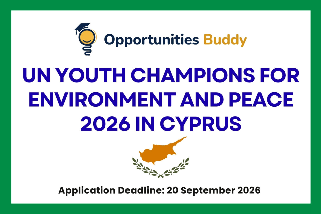 UN Youth Champions for Environment and Peace 2026 in Cyprus
