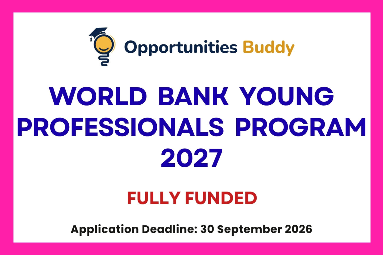 World Bank Young Professionals Program 2027